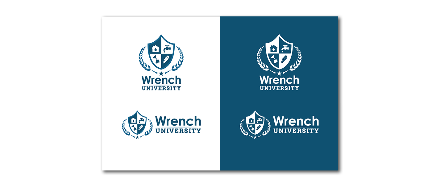 Wrench University Logo Example of logo created for Wrench University